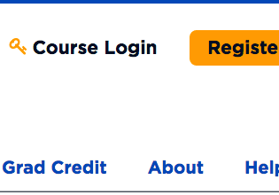the link to login to the course site, located at the top-right of this page