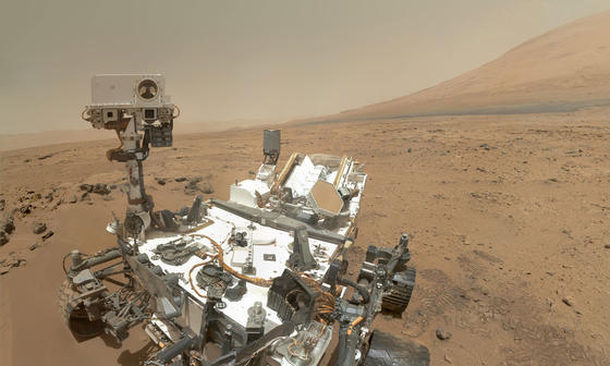 the Curiosity Rover, on Mars