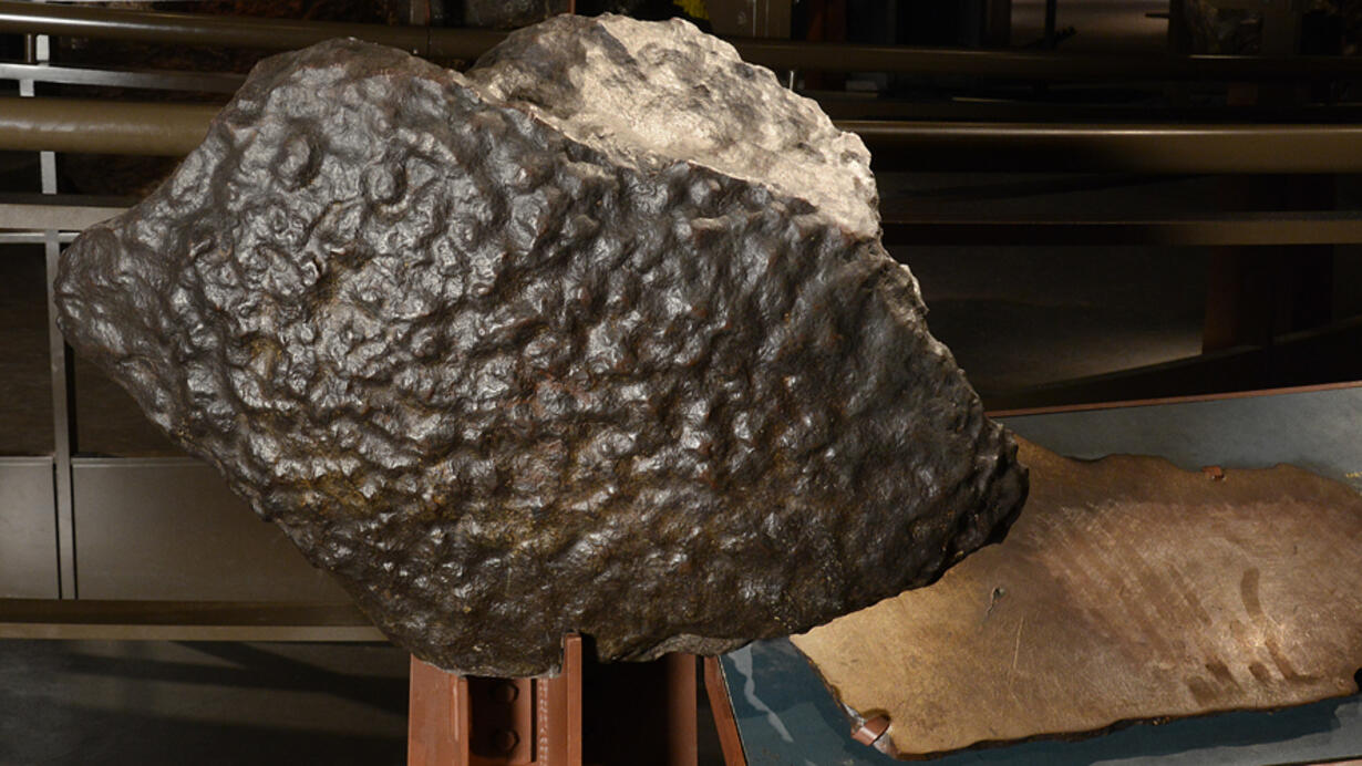A.7.1. Cibeon (meteotite + slab). Meteorites are cool hero
