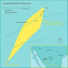 B.1.1.2. Illustration Allende Meteorite Strewn Field