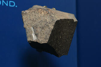 Sample from the Kainsaz meteorite.