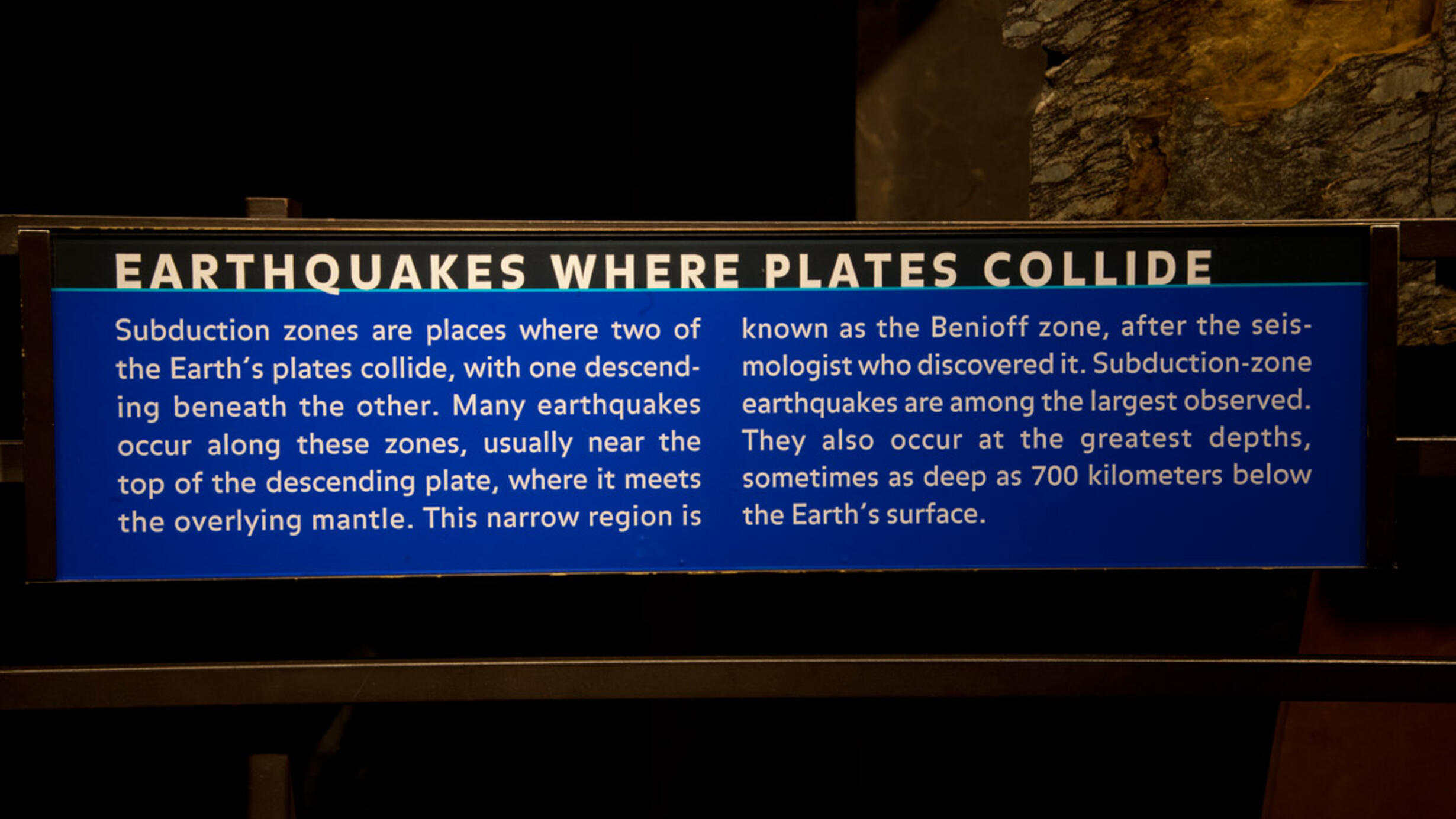 Earthquakes Where Plates Collide