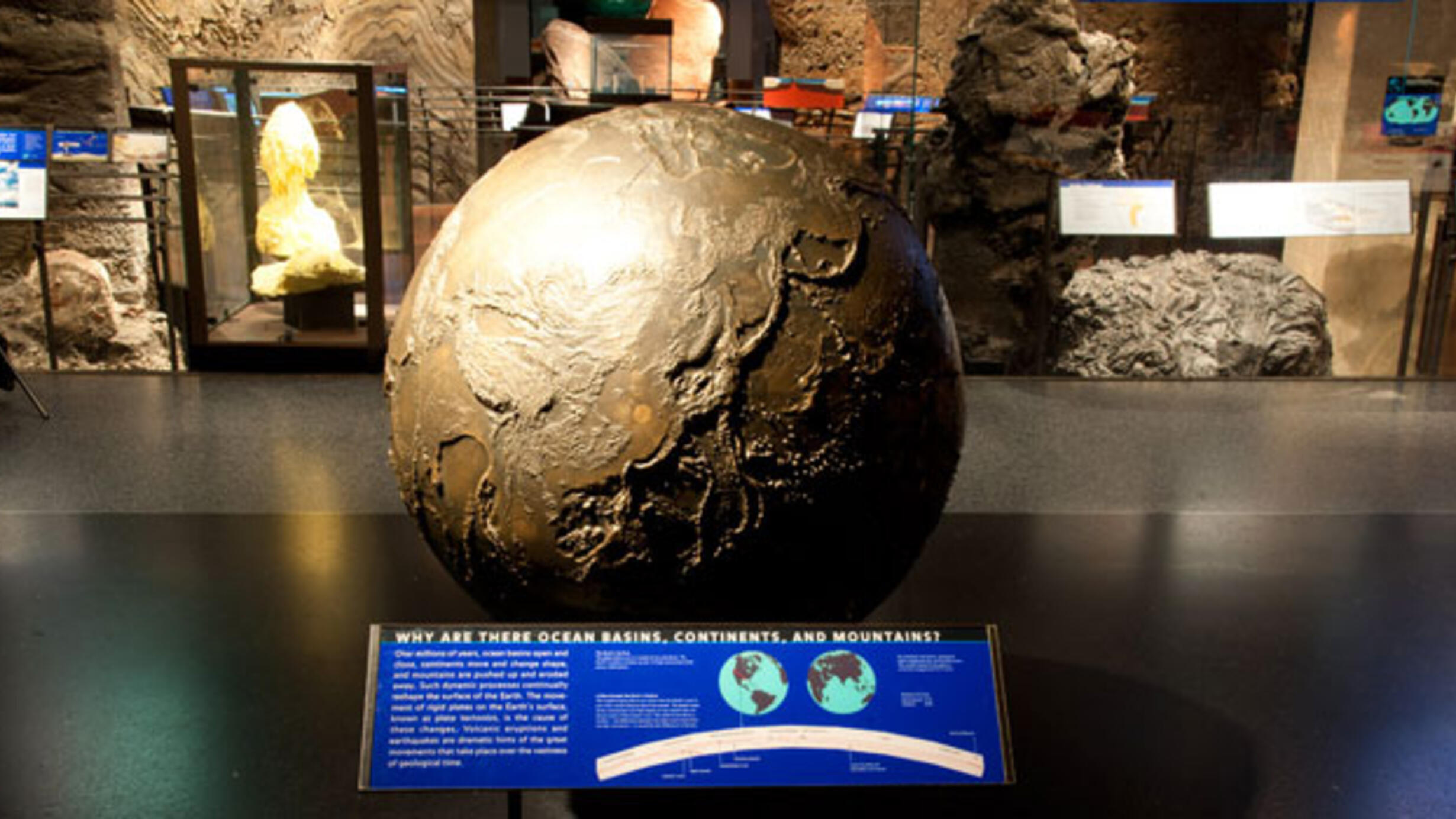 Wallace Gilroy bronze Earth model