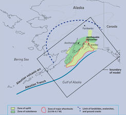 The great Alaskan earthquake map_ILL