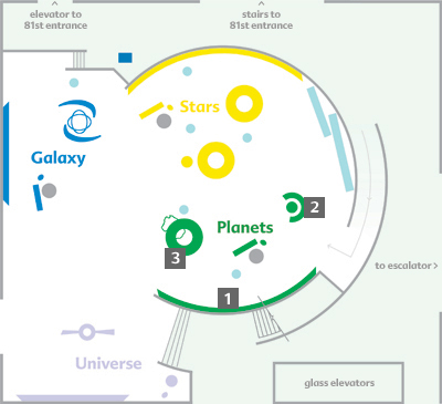 HoU Tour Map: Planets