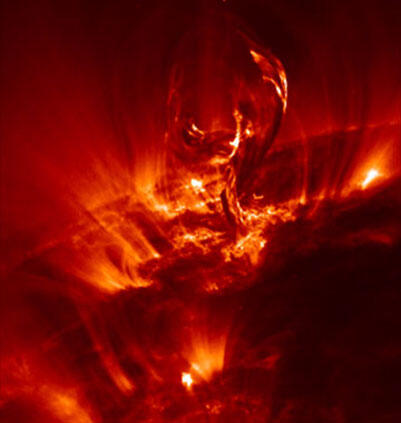 A solar explosion