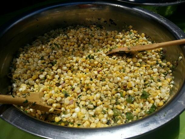 Harlem Seeds' fresh corn salad