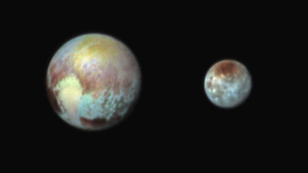 Pluto False Color 