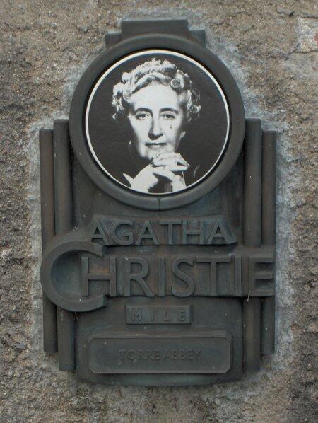Agatha Christie plaque