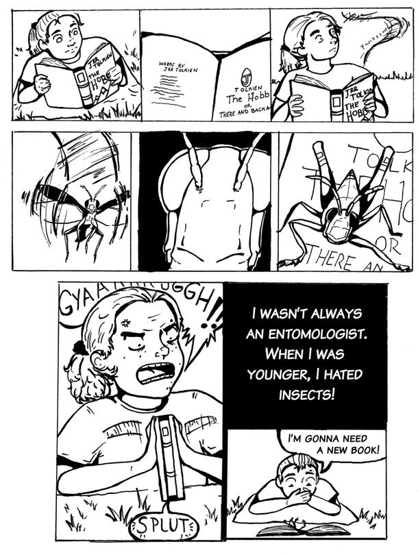 Carly Tribull How I Became an Entomologist OLogy Comic