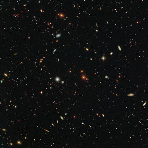 Galaxies seen from afar.