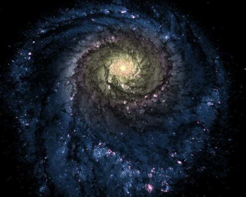Milky Way spiral galaxy