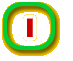 The number 1 surrounded by a brightly colored, rounded square outline with a shadow.