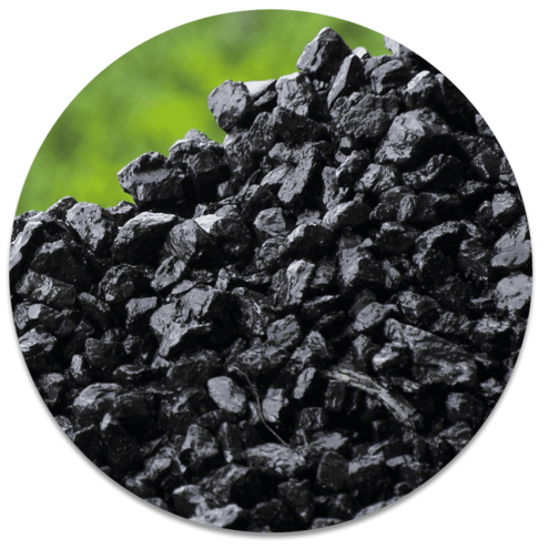chunks of coal