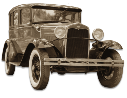 early Ford automobile