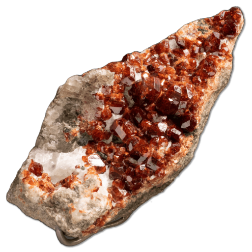 Dark orange nubby mineral
