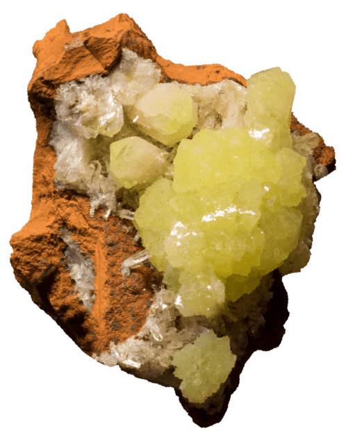 orange and green mineral