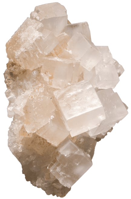 white cuboidal gem