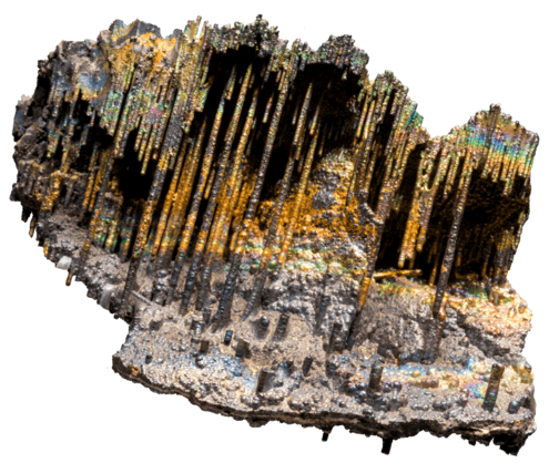 multicolor mineral that looks like cavern