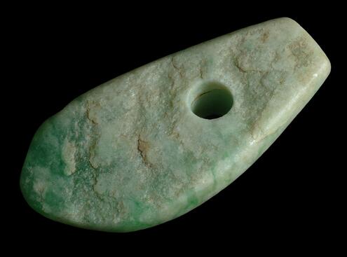 jade pendant from 3000 B.C. Japan