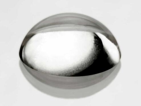 silvery liquid drop