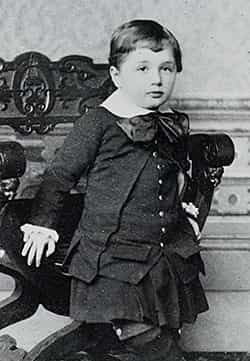 Albert Einstein as a young boy