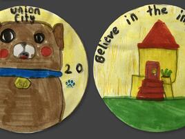 hand drawn coin with a date and 2020 on one side and a house on the other with the words Believe the Impossible