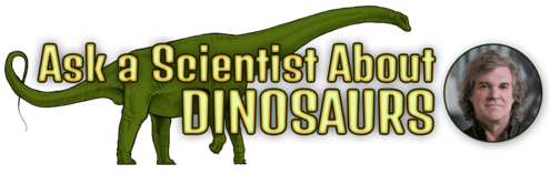 Ask A Scientist About Dinosaurs and headshot of Mark Norell