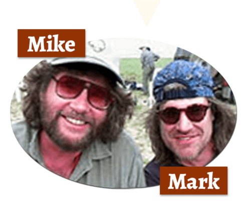 mike and mark smiling