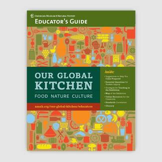 Cover of the educator's guide for "Our Global Kitchen"