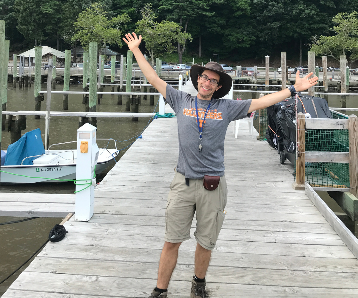 photo of Steven Jaret standing on a pier