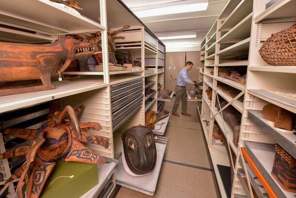 Collections Storage at AMNH.