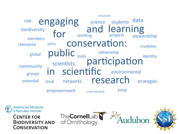 Engaging and Learning for Conservation: Workshop on Public Participation in Scientific Research