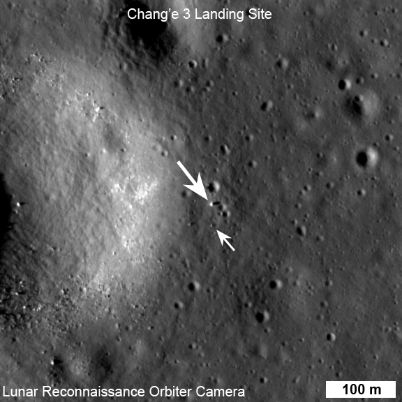 Chang'e 3 Lander on Moon