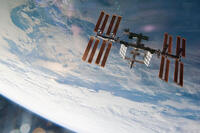 ISS Shot From Space Shuttle