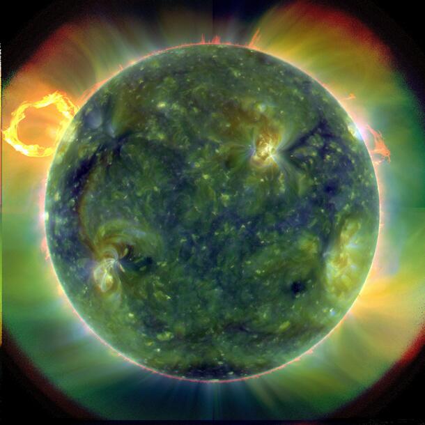 Sun UV Multiwavelength