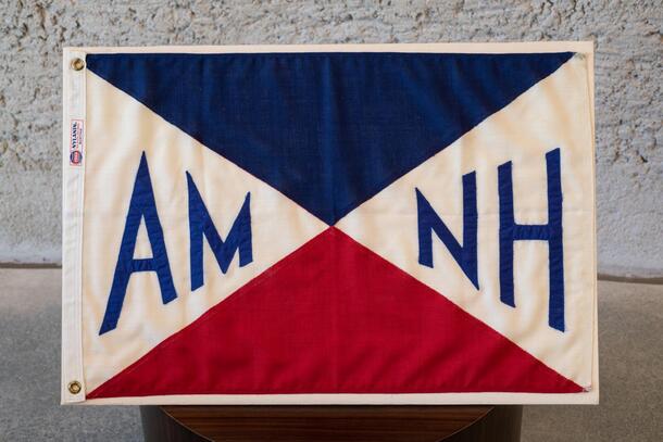 AMNH Expedition flag, designed by Barnum Brown and Roy W. Miner, 1941