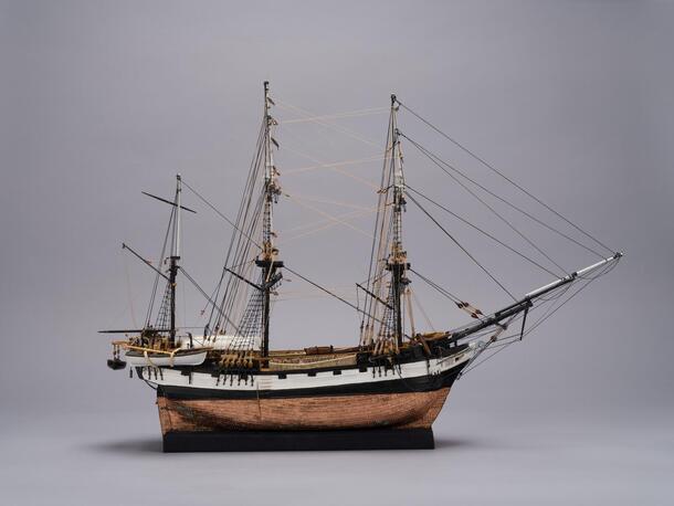 Model of HMS Beagle, Frank Heppner