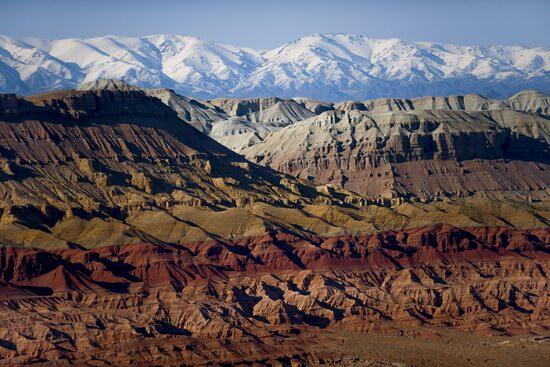 Kazakhstan image of mountain ranges