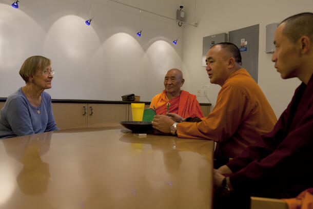 Bhutanese Lamas visit AMNH