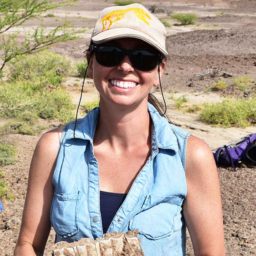 Ashley Hammond in the field.