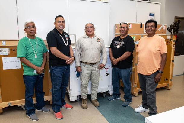 Tohono O’odham Nation representatives in the AMNH’s anthropology collections.