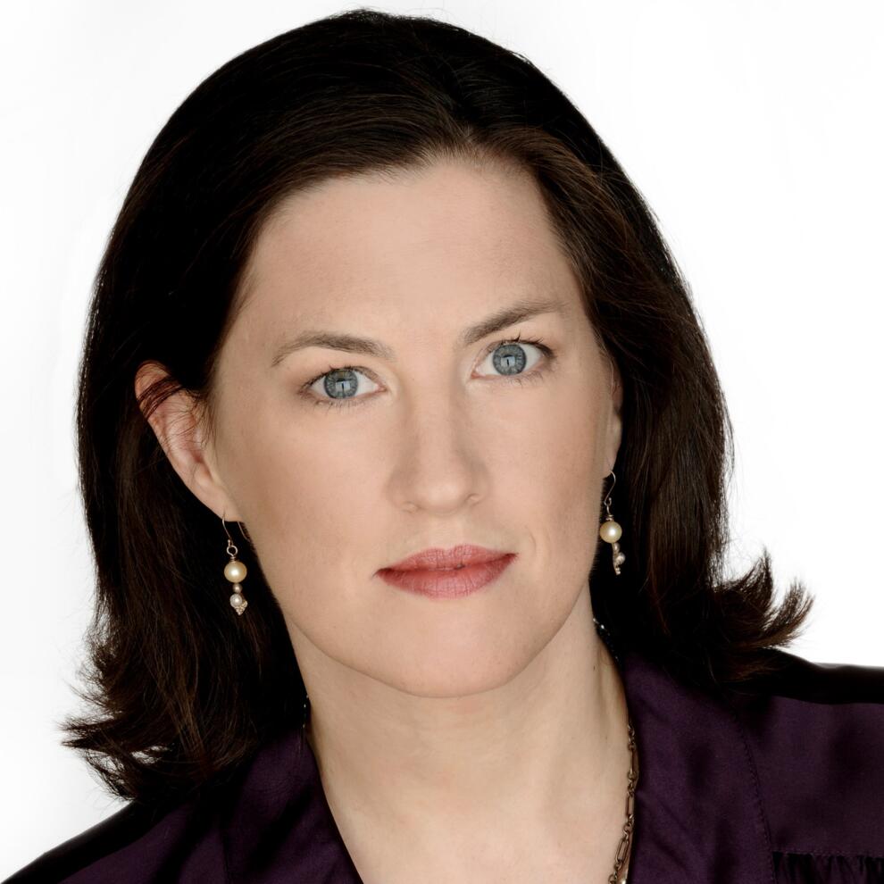 A headshot of Elizabeth Chalecki, against a white background.