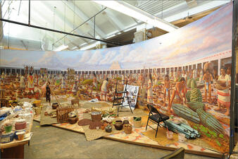 Behind the Scenes: Aztec Market view