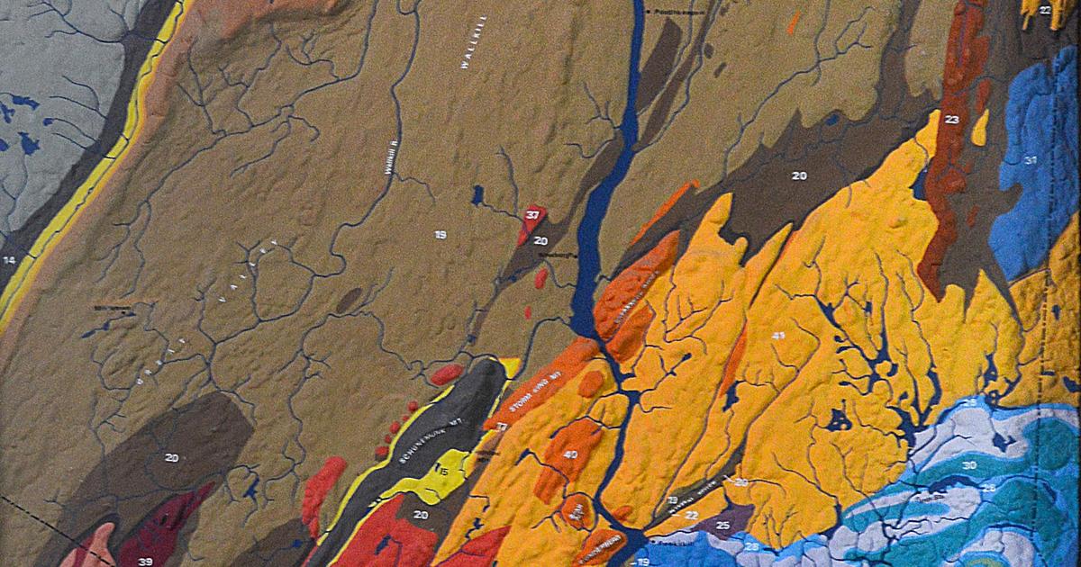 New York State Geological Map  AMNH