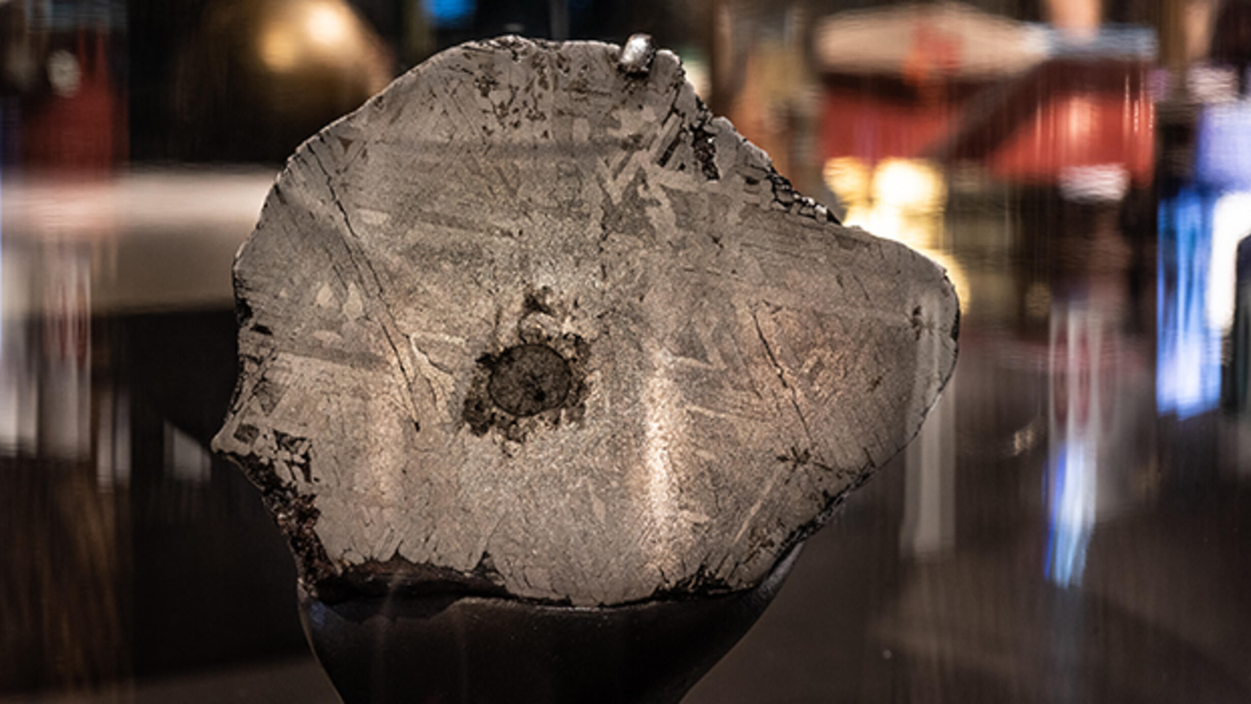 Iron meteorite in the Hall of Planet Earth