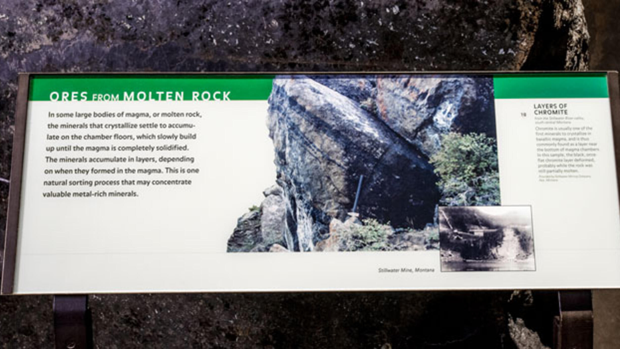 ores from molten rock HERO