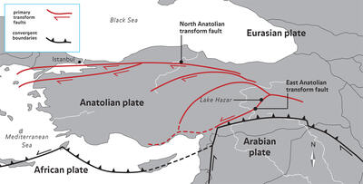 Anatolian Fault Turkey Plate Map_ILL