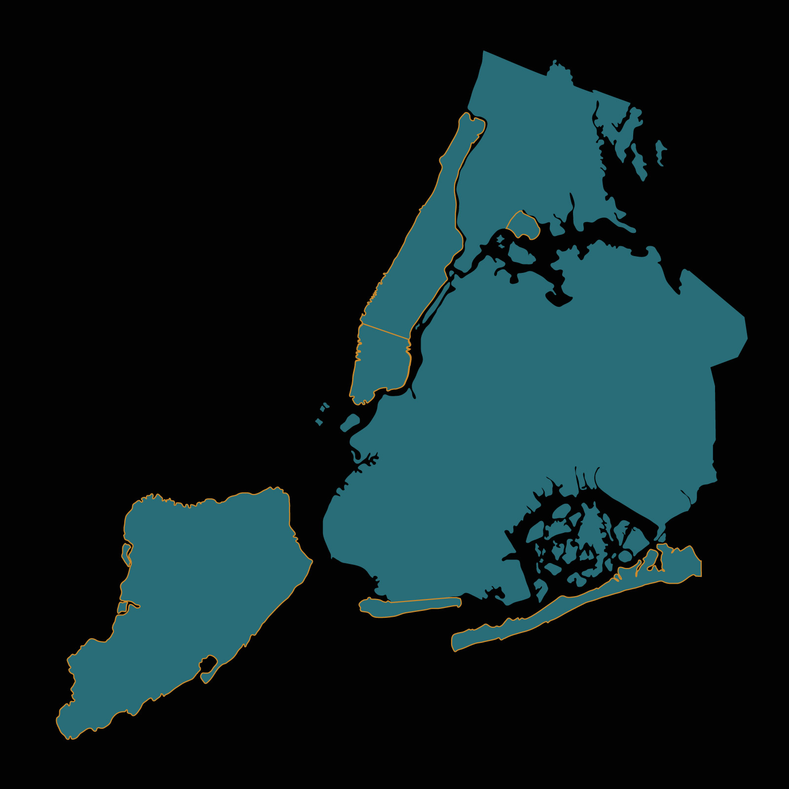 Map of New York City