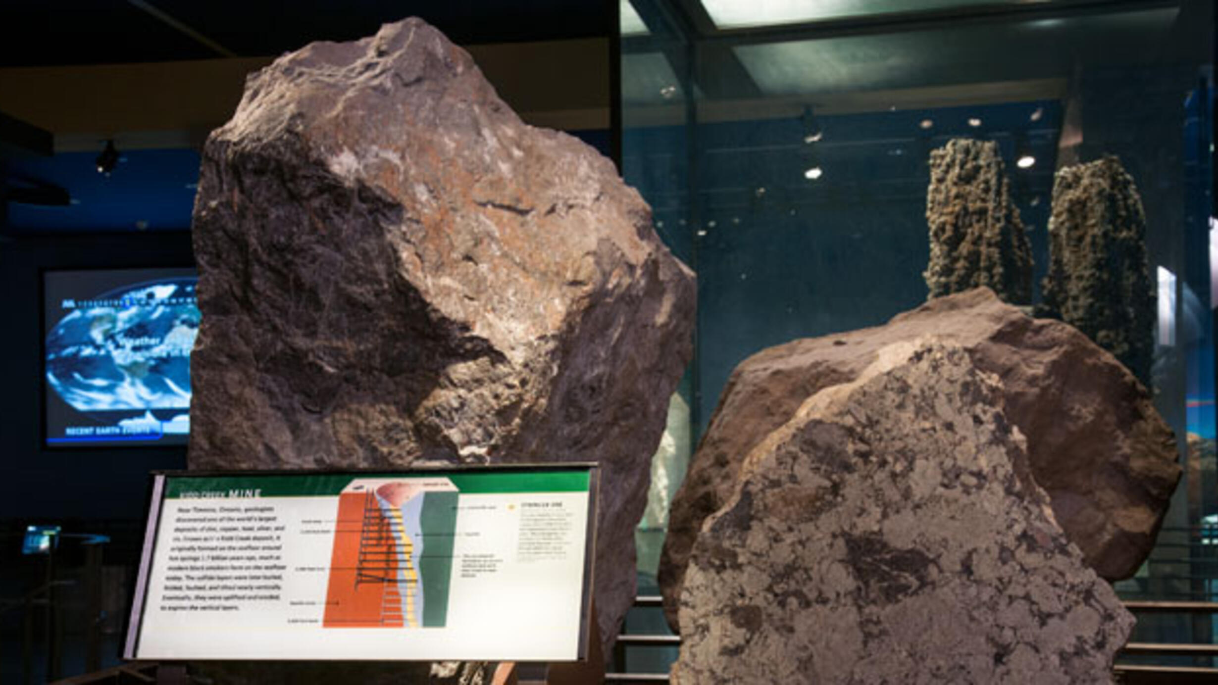 rocks from the Kidd Creek mineral mine